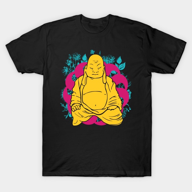 Meditation Buddha T-Shirt by Foxxy Merch